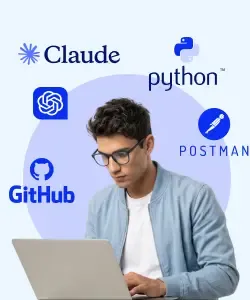 Vector de chico con laptop